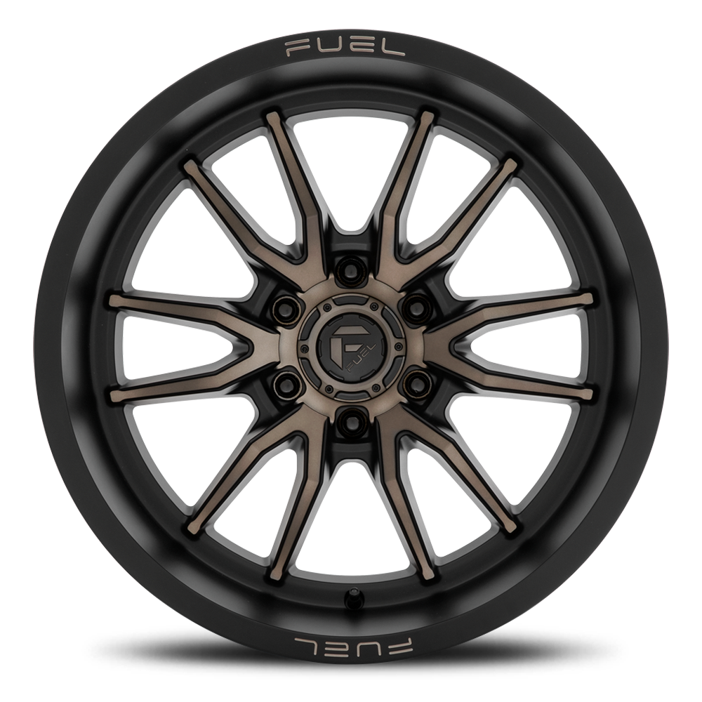 Aluminum Wheels 17X9 Clash 6 D762 Matte Black Double Dark Tint Fuel Off Road Wheels