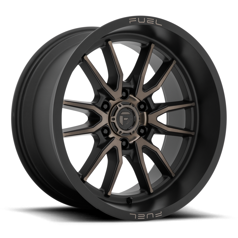 Aluminum Wheels 18X9 Clash 6 D762 Matte Black Double Dark Tint Fuel Off Road Wheels
