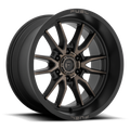 Aluminum Wheels 18X9 Clash 6 D762 Matte Black Double Dark Tint Fuel Off Road Wheels
