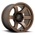 Aluminum Wheels 17X9 Rush D768 Matte Bronze Fuel Off Road Wheels