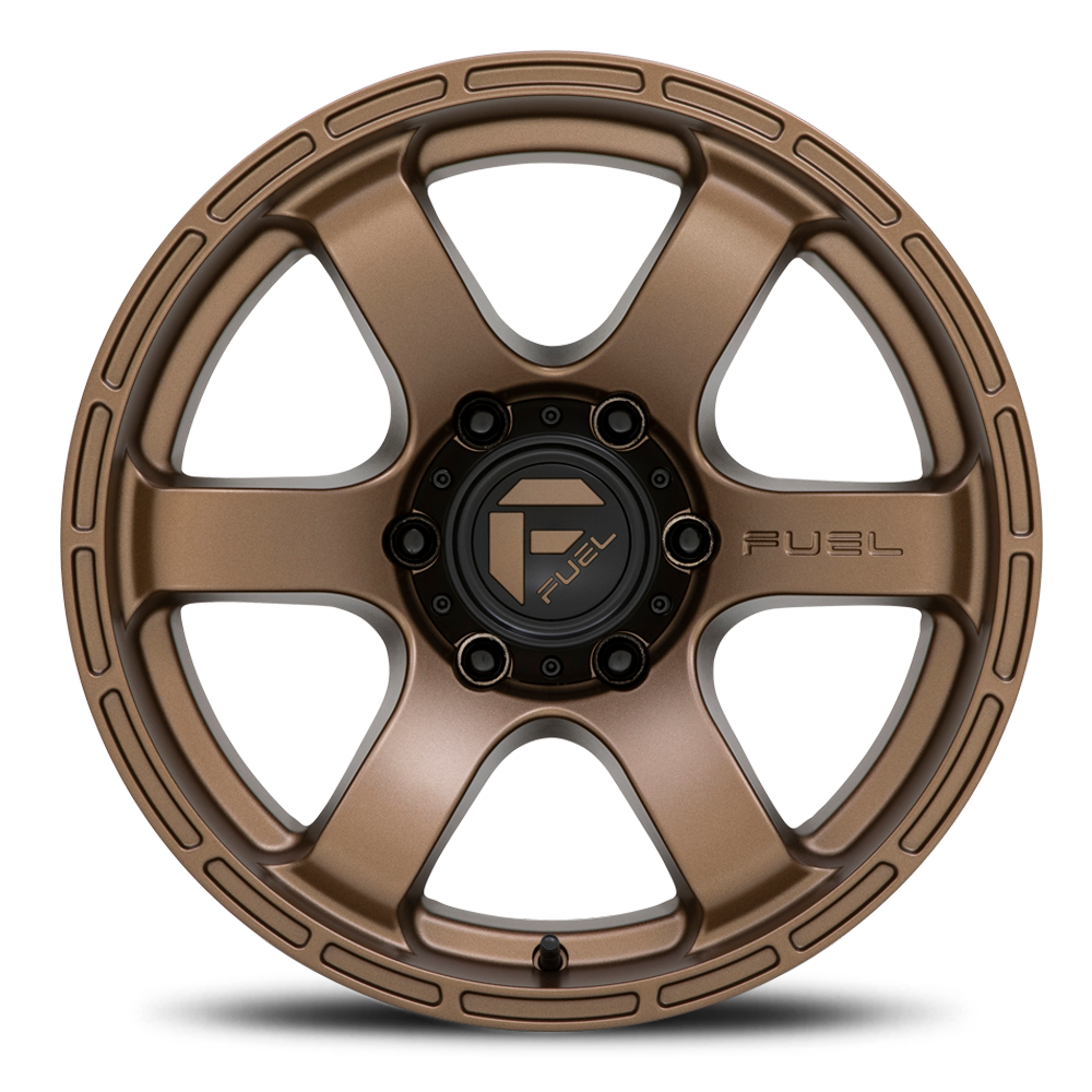 Aluminum Wheels 17X9 Rush D768 Matte Bronze Fuel Off Road Wheels