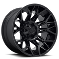 Aluminum Wheels 20X10 Twitch D772 Blackout Fuel Off Road Wheels