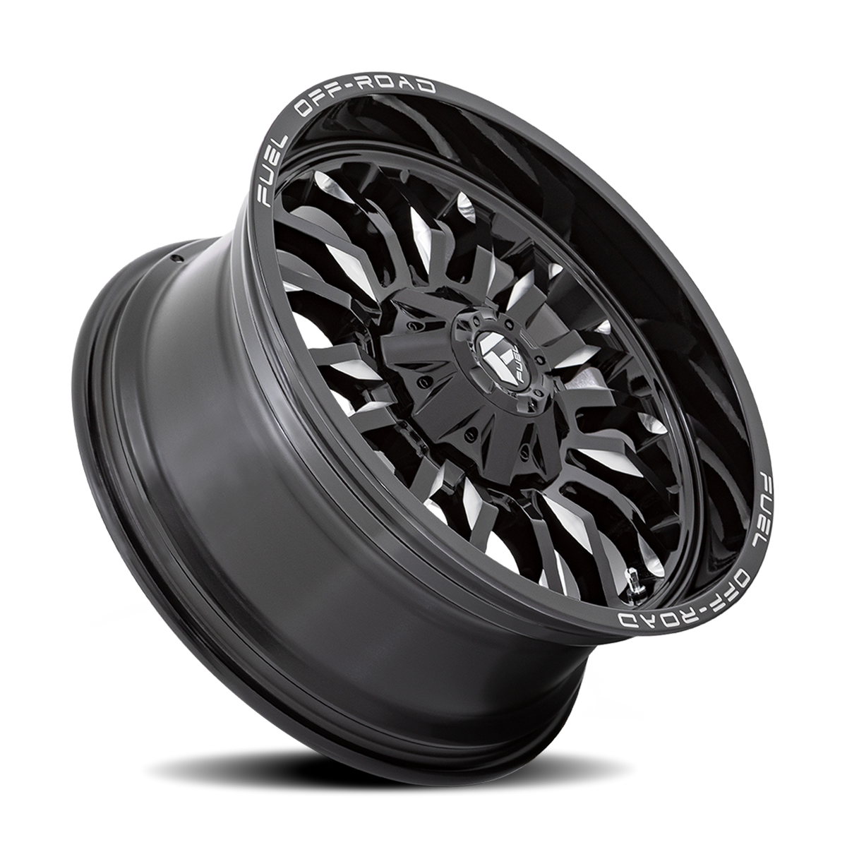Aluminum Wheels 20X10 Arc D795 Gloss Black Milled Fuel Off Road Wheels