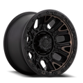 Aluminum Wheels 20X10 Traction D824 Matte Black Double Dark Tint Fuel Off Road Wheels