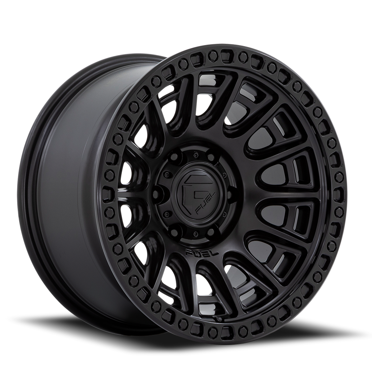 Aluminum Wheels 20X9 Cycle D832 Blackout Fuel Off Road Wheels