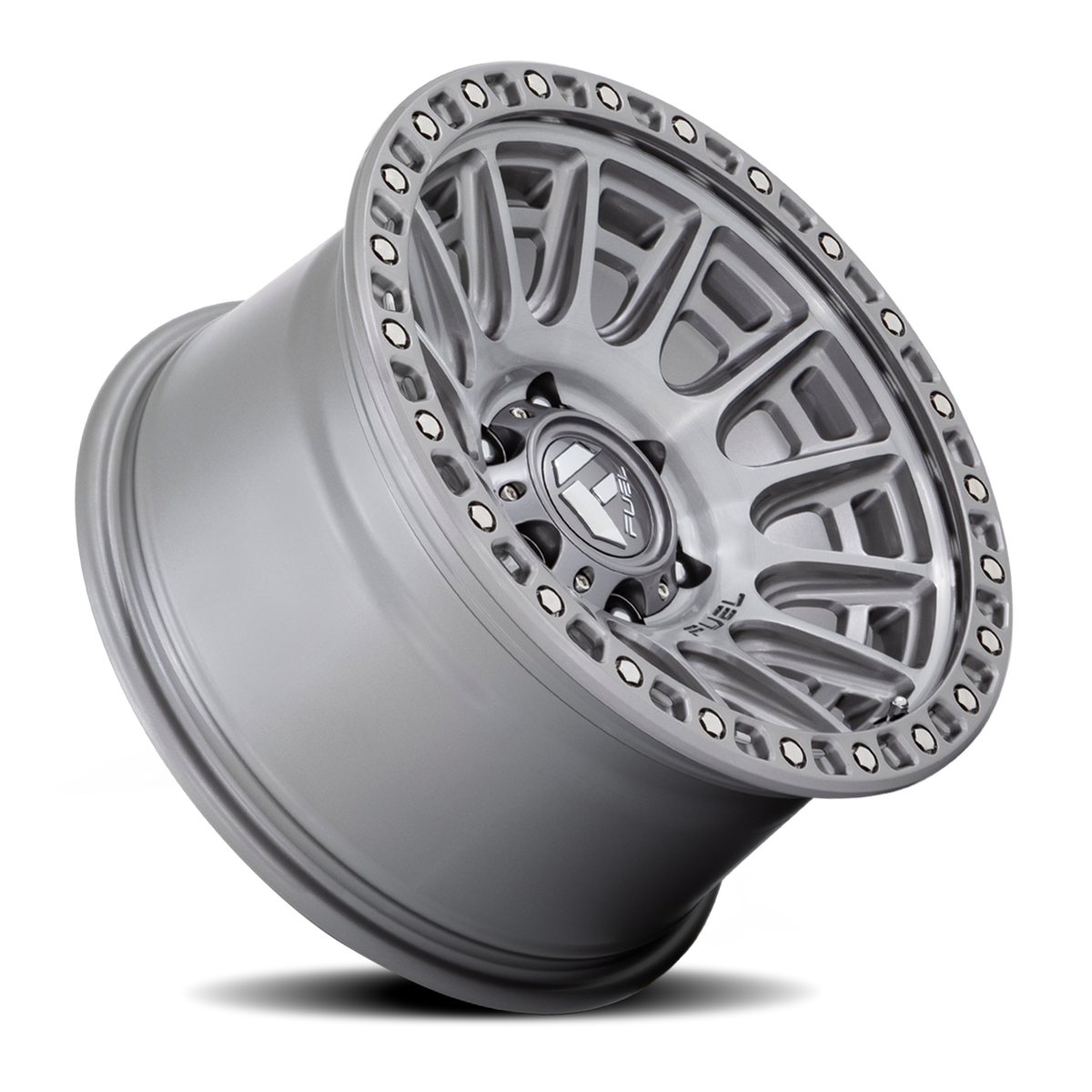 Aluminum Wheels 20X9 Cycle D833 Platinum Gray Fuel Off Road Wheels