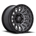 Aluminum Wheels 17X8.5 Cycle D835 Gunmetal Gray/Black Ring Fuel Off Road Wheels