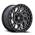 Aluminum Wheels 15X10 Runner OR D840 Gloss Black Milled Fuel Off Road Wheels