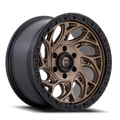 Aluminum Wheels 18X9 Runner OR D841 Bronze/Black Ring Fuel Off Road Wheels
