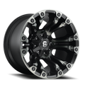 Aluminum Wheels 20X9 Vapor D851 Matte Black Gray Tint Fuel Off Road Wheels