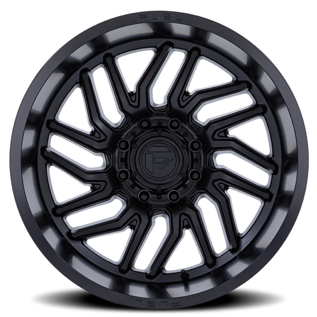 Aluminum Wheels 22X12 Hurricane D864 Blackout Fuel Off Road Wheels
