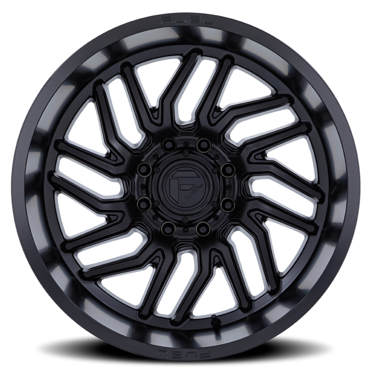 Aluminum Wheels 22X12 Hurricane D864 Blackout Fuel Off Road Wheels