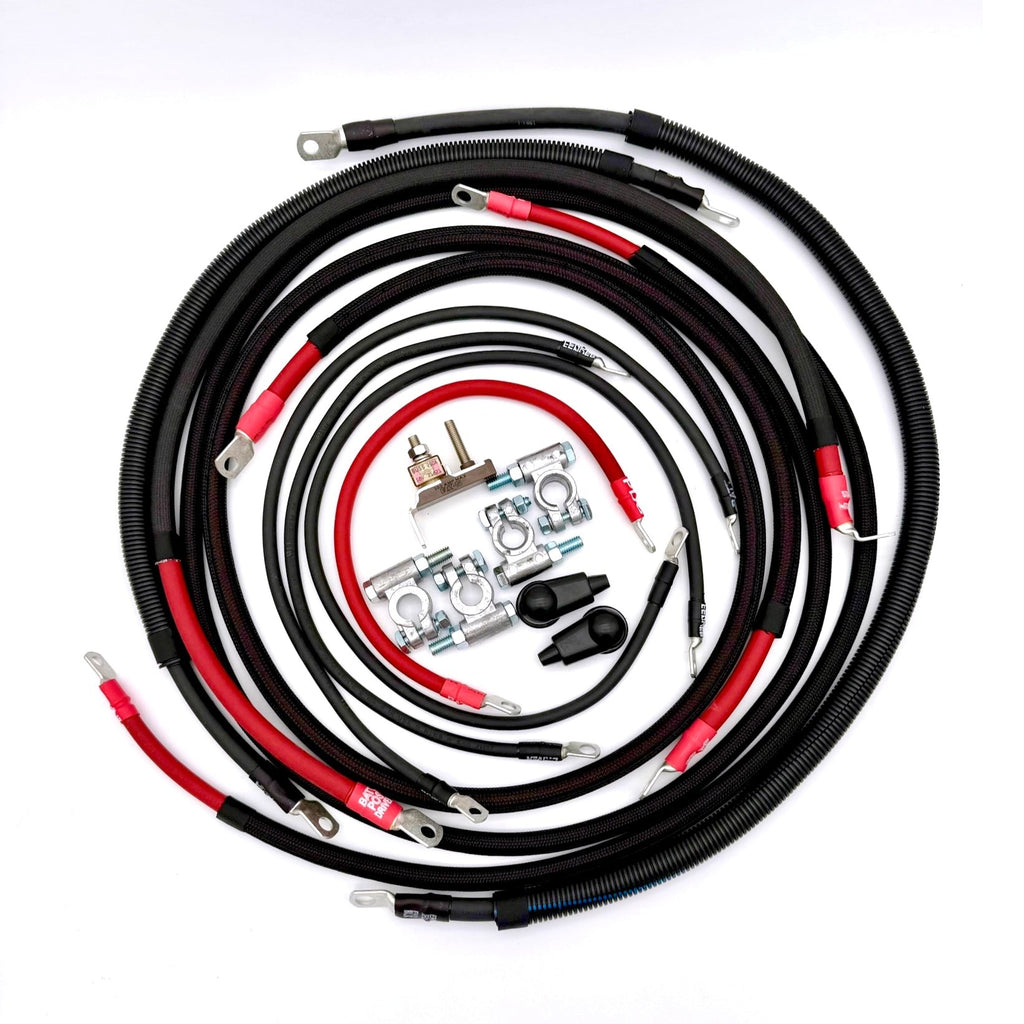 2010-2018 RAM 2500/3500 Cummins Diesel 4th Gen Battery Cable Kit 6.7 Liter 2/0 Gauge Battery Cable Big7Kits