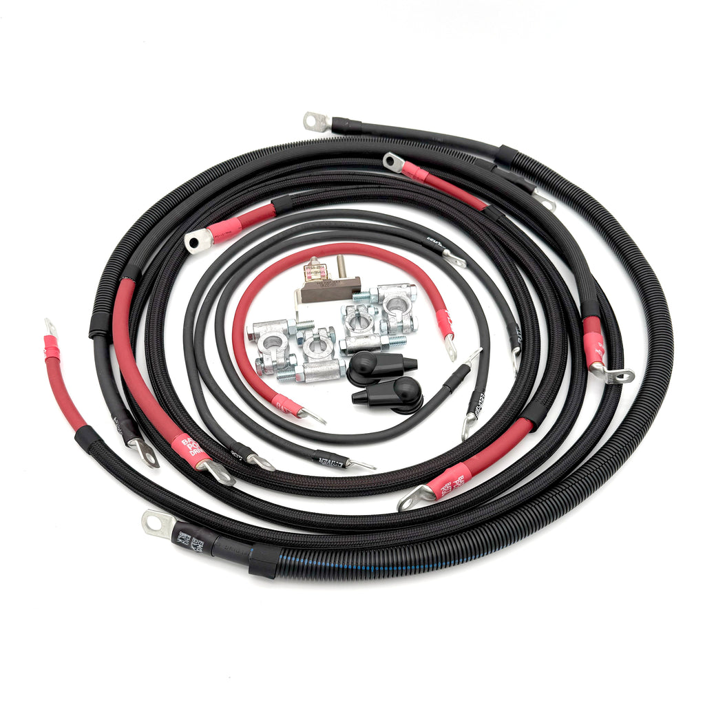 2010-2018 RAM 2500/3500 Cummins Diesel 4th Gen Battery Cable Kit 6.7 Liter 2/0 Gauge Battery Cable Big7Kits