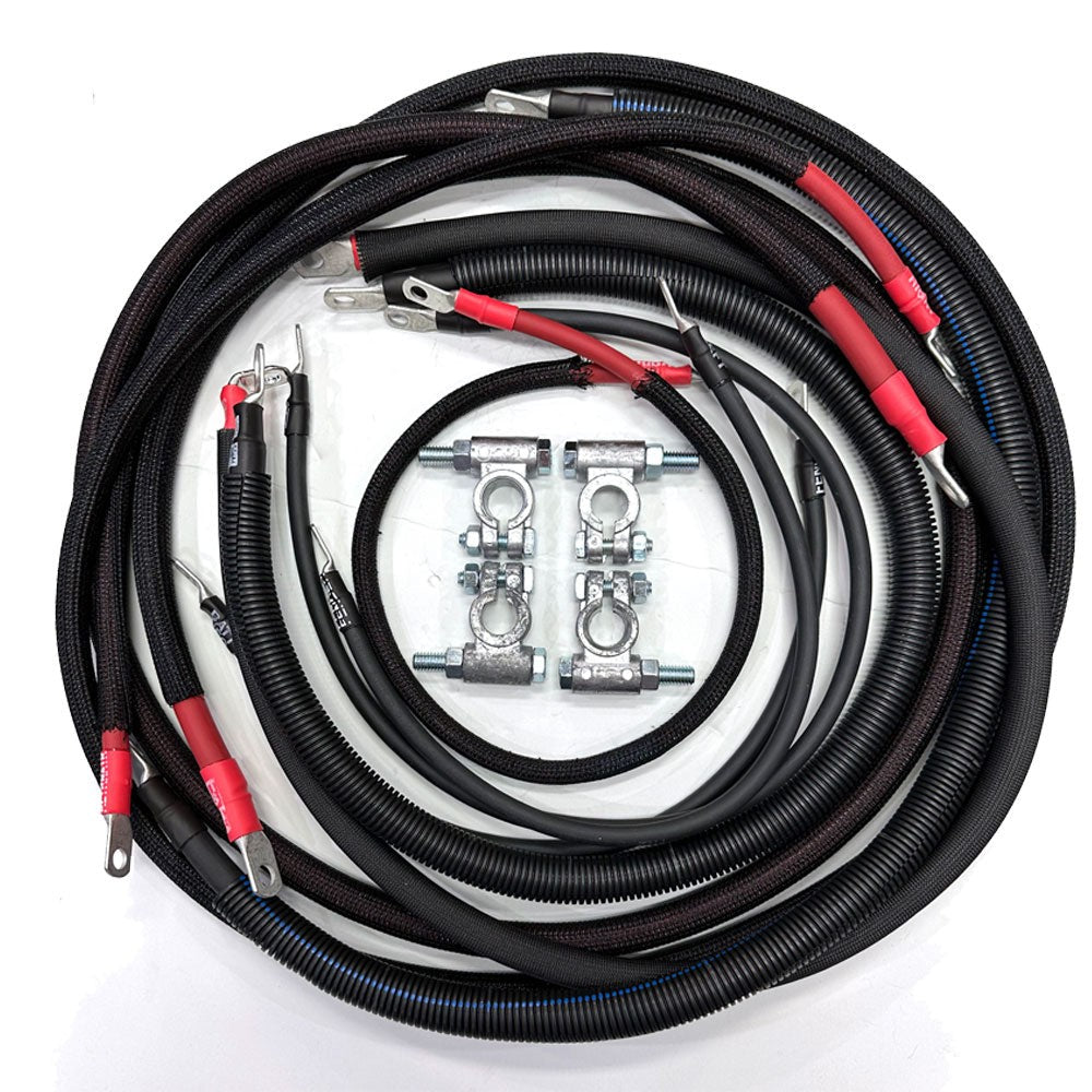 2010-2018 RAM 2500/3500 Cummins Diesel 4th Gen Battery Cable Kit 6.7 Liter 2/0 Gauge Battery Cable Big7Kits
