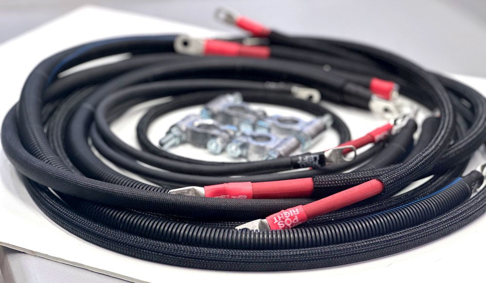 2010-2018 RAM 2500/3500 Cummins Diesel 4th Gen Battery Cable Kit 6.7 Liter 2/0 Gauge Battery Cable Big7Kits