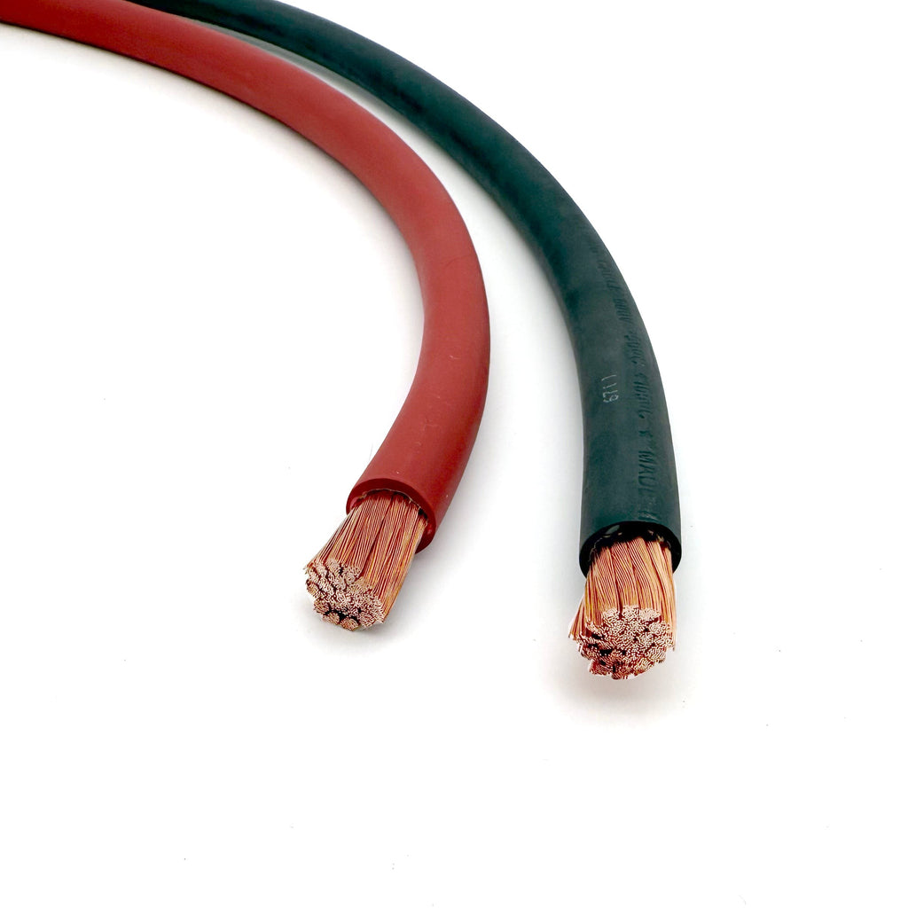 Dodge Cummins Battery Cable Kit 2/0 Gauge For 1998-2002 Dodge RAM 2500/3500 5.9 Liter Cummins Diesel 2nd Gen Battery Cable Big7Kits