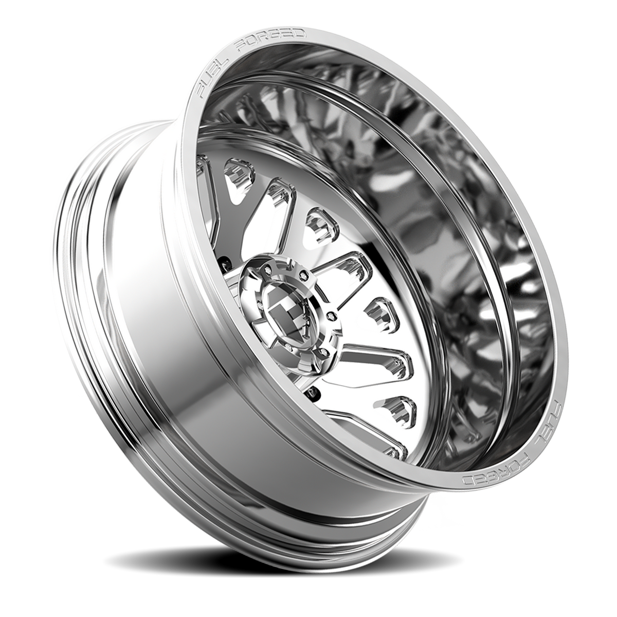 Dually Wheels 20X8.25 FF19D Dually DE19 PO Polished Fuel Off Road Wheels