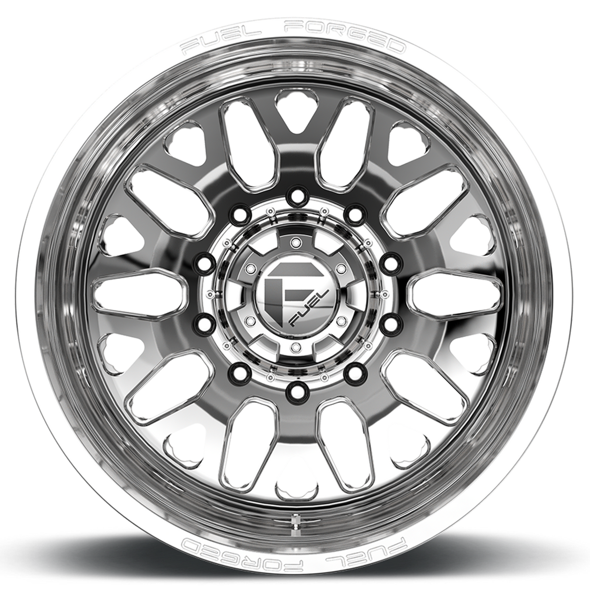 Dually Wheels 20X8.25 FF19D Dually DE19 PO Polished Fuel Off Road Wheels