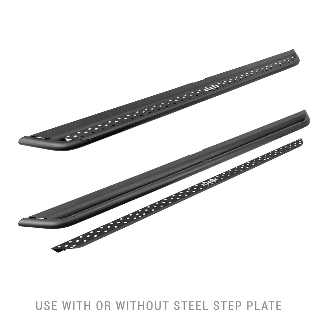 Dominator Xtreme DSS SideSteps With Mounting Bracket Kit Textured Black 2014-2024 Toyota 4Runner Go Rhino