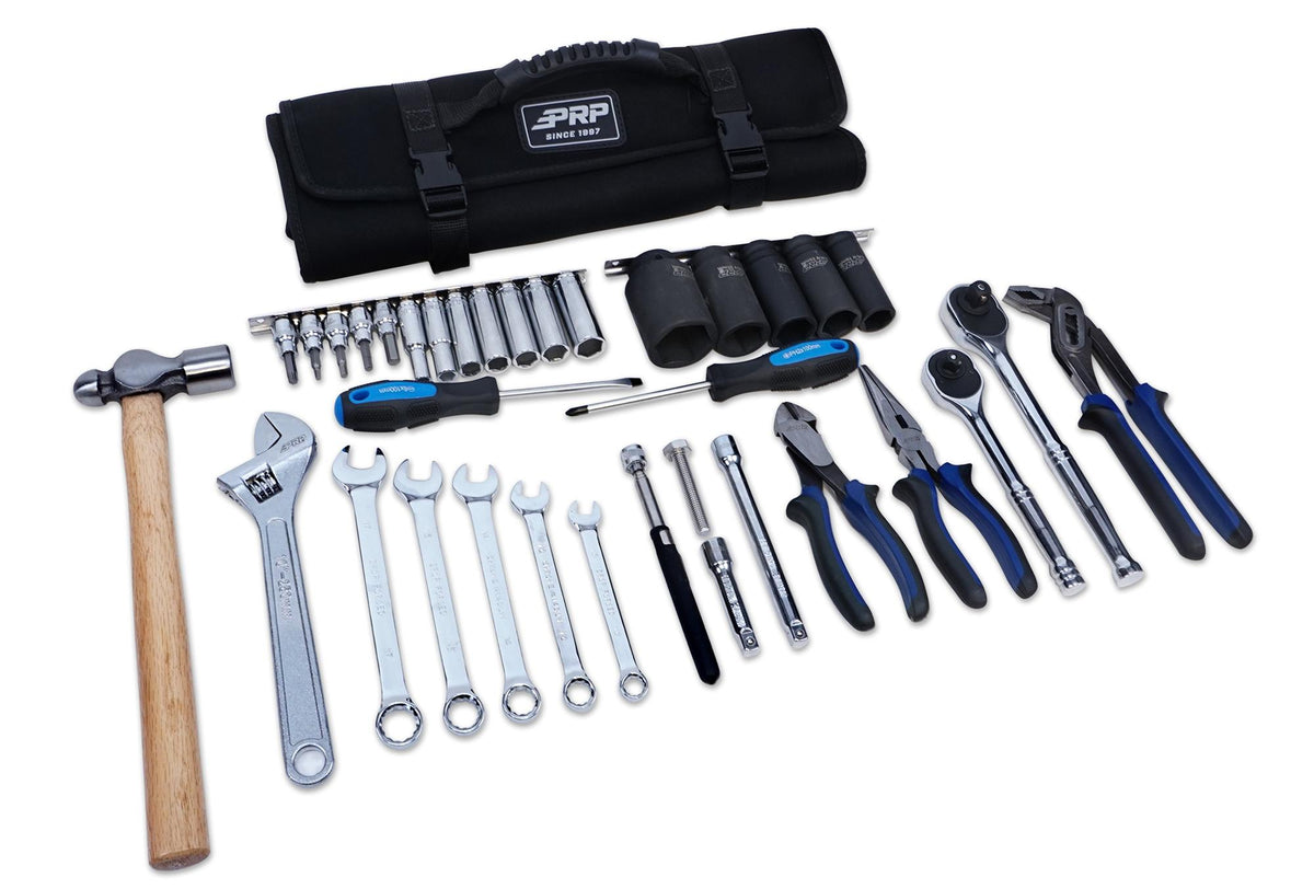 Kawasaki KRX Roll Up Tool Bag with 35pc Tool Kit PRP Seats
