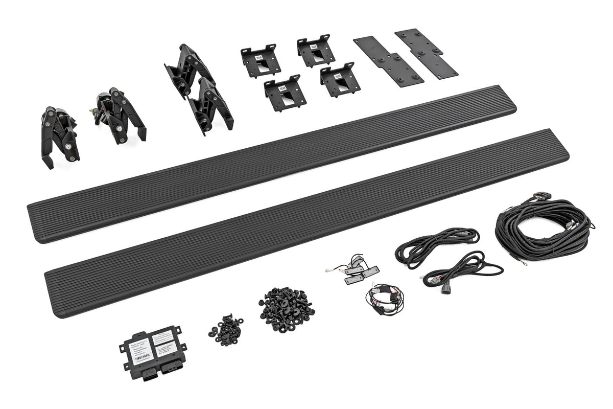 Power Running Boards HT-Series Crew Cab Ford F-150/Lightning/F-250/F-350/Raptor (15-26) Rough Country