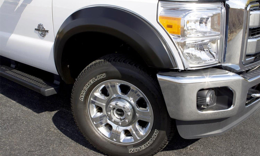 Extra Wide Style Fender Flare Set Front, Smooth, 2-Piece Set 2014-2015 Sierra 1500 Fleetside Lund