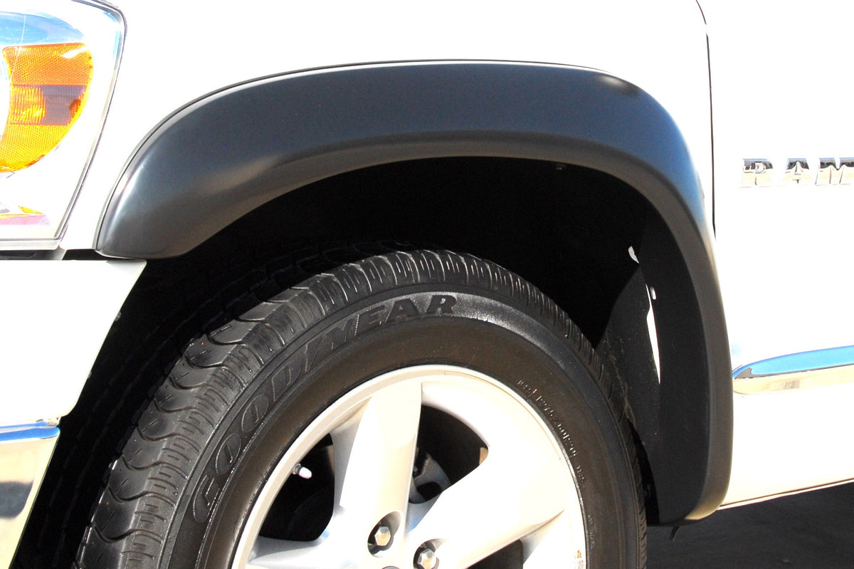 Extra Wide Style Fender Flare Set Front, Smooth, 2-Piece Set 2002-2009 Dodge Ram 1500/2500/3500 Fleetside Lund