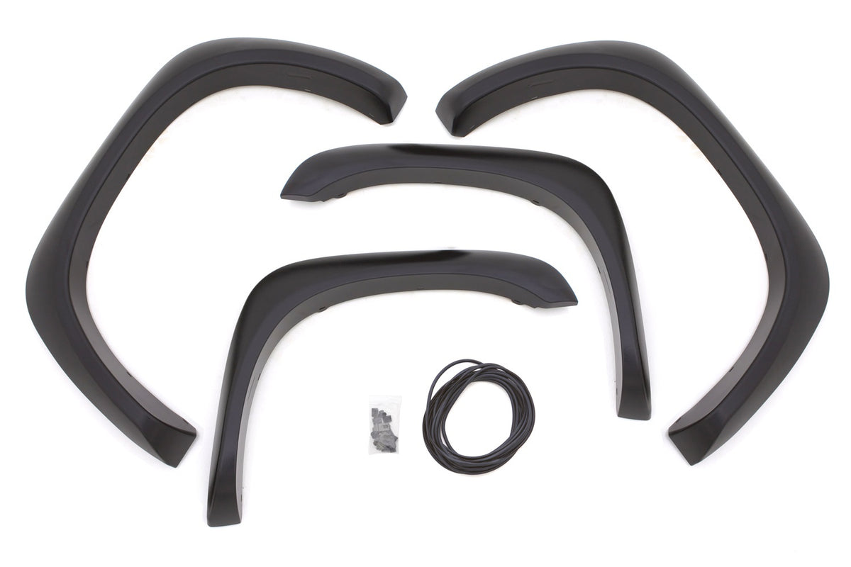 Extra Wide Style Fender Flare Set Front and Rear, Textured, 4-Piece Set 2002-2009 Dodge Ram 1500/2500/3500 Fleetside Lund