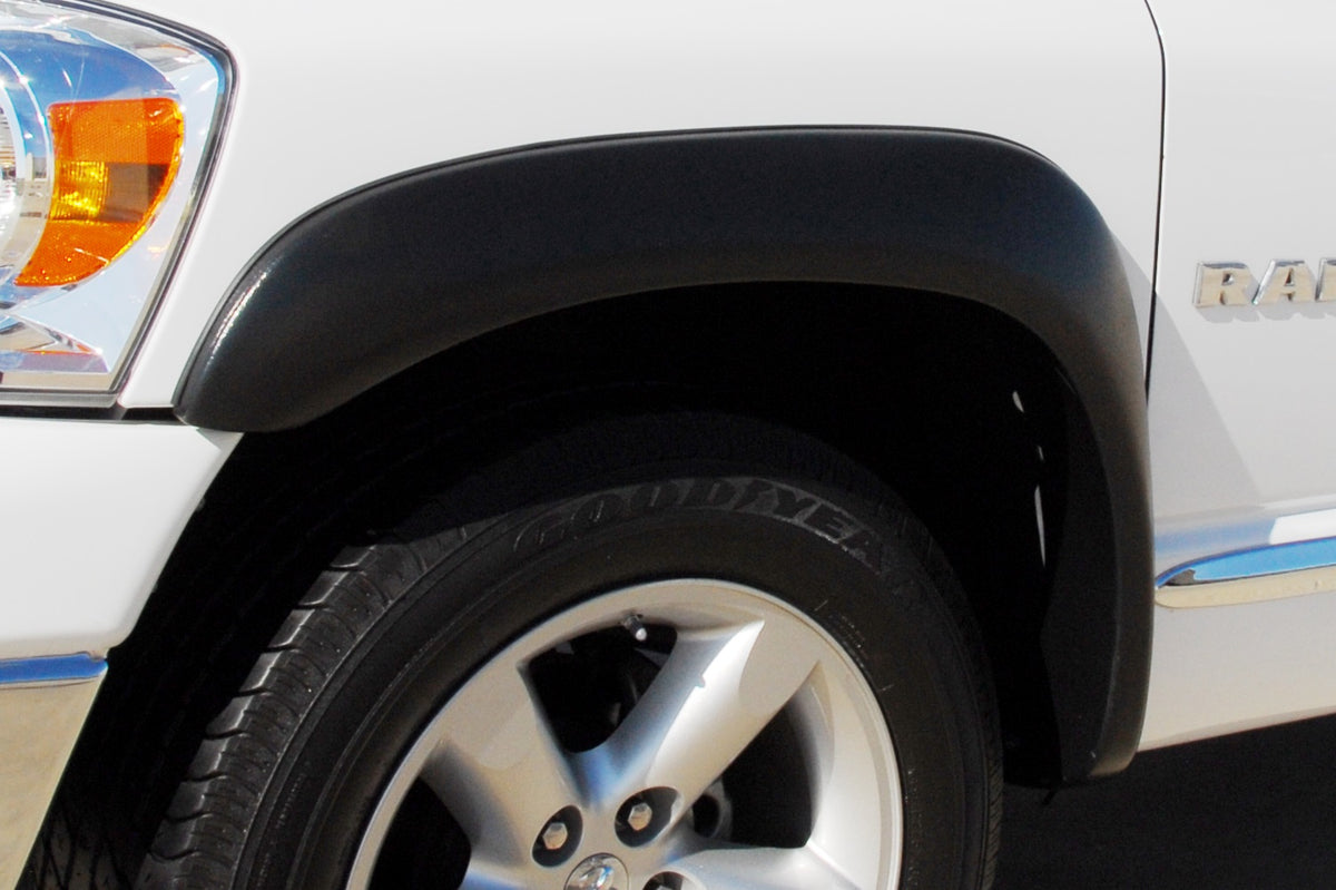 Extra Wide Style Fender Flare Set Front, Textured, 2-Piece Set 2002-2009 Dodge Ram 1500/2500/3500 Fleetside Lund