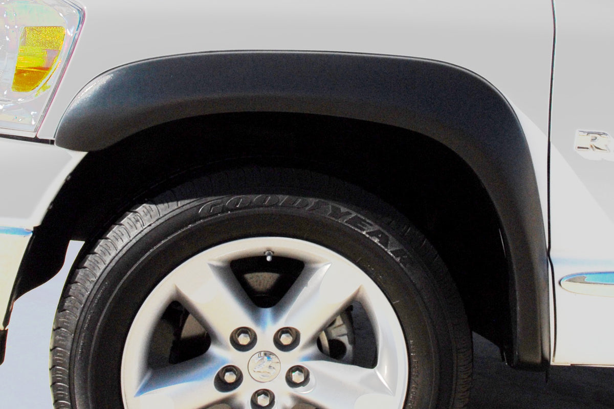 Extra Wide Style Fender Flare Set Front, Textured, 2-Piece Set 2002-2009 Dodge Ram 1500/2500/3500 Fleetside Lund
