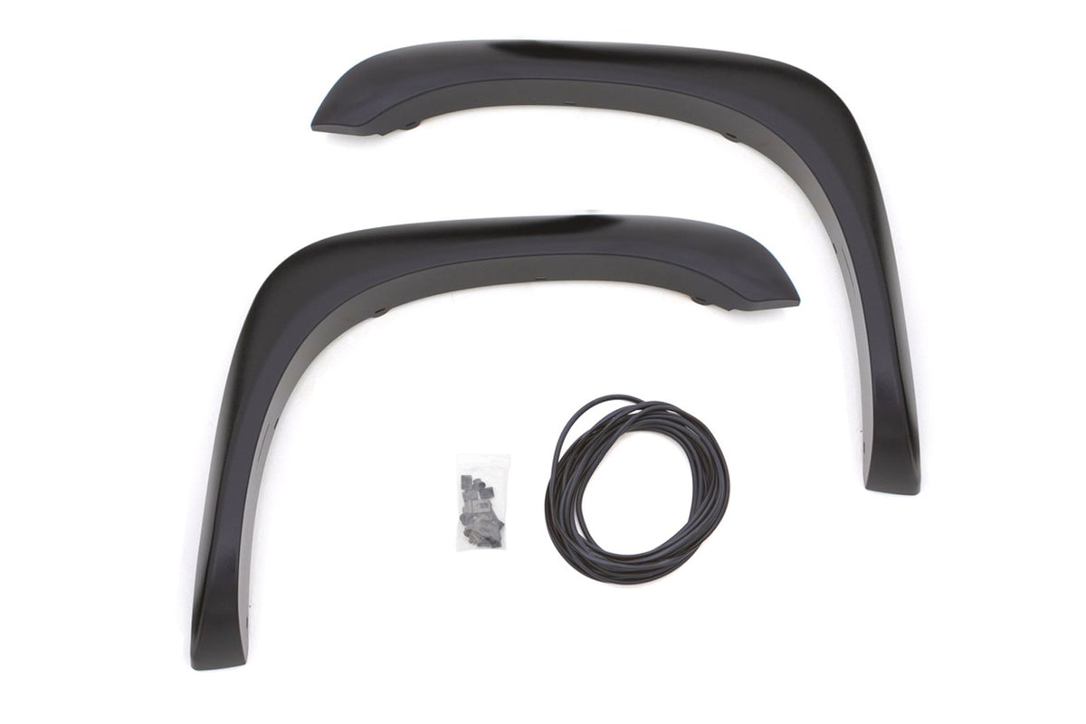 Extra Wide Style Fender Flare Set Front, Textured, 2-Piece Set 2002-2009 Dodge Ram 1500/2500/3500 Fleetside Lund