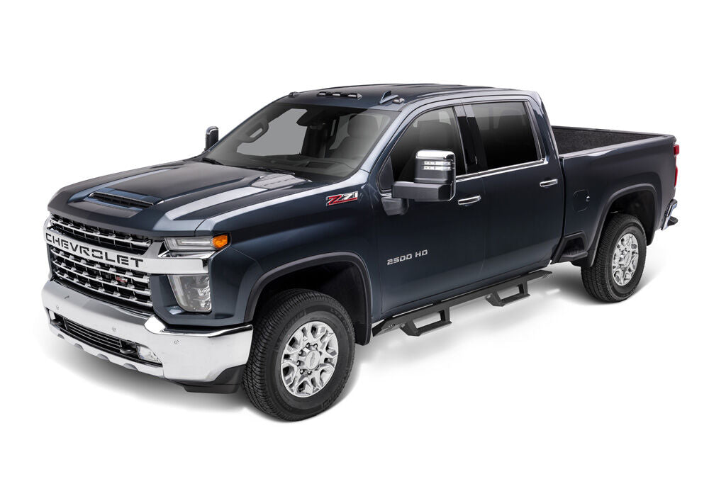EpYx Step System Cab Length (2 Steps per Side) 2019 (New Body Style)-2025 Chevy Silverado/GMC Sierra 1500/2020-2025 2500 HD/3500 HD Textured Black NFab