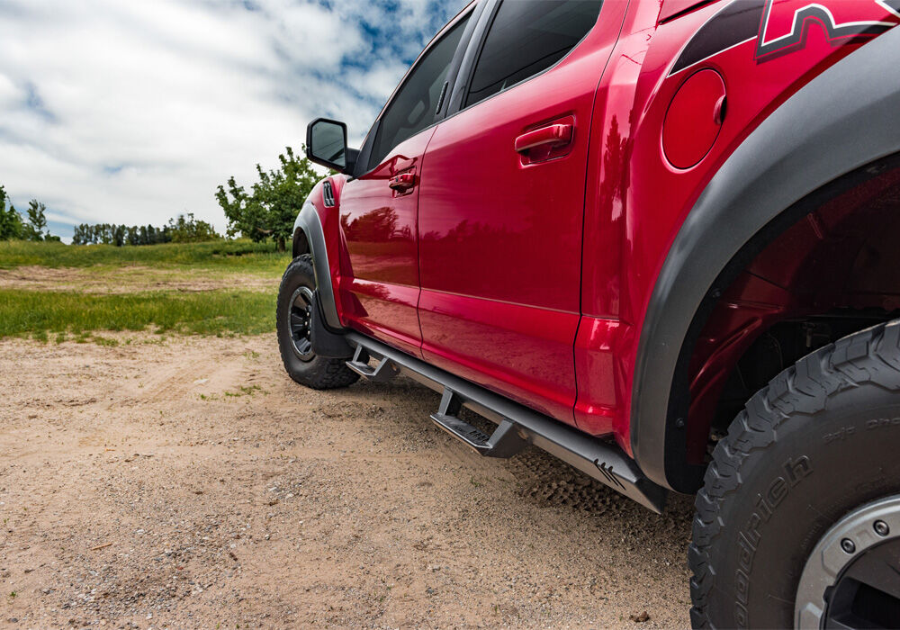 EpYx Step System Cab Length (2 Steps per Side) 1999-2016 Ford F-250/350/450 Crew Cab Textured Black NFab