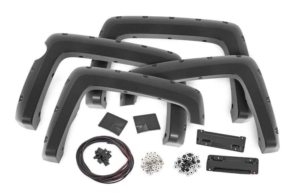Pocket Fender Flares 5 Foot 9 Inch Bed Chevy Silverado 1500 (14-18 & Classic) Rough Country