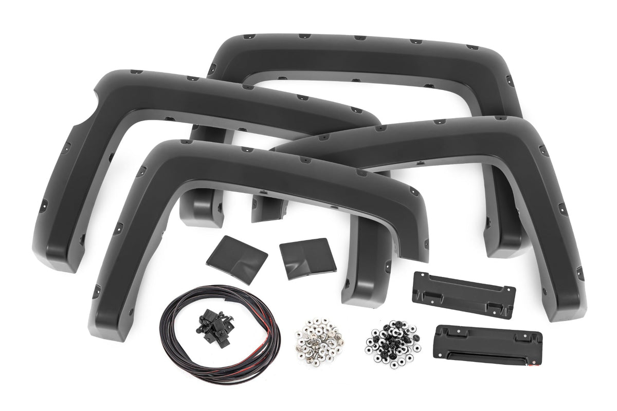 Pocket Fender Flares 5 Foot 9 Inch Bed Chevy Silverado 1500 (14-18 & Classic) Rough Country