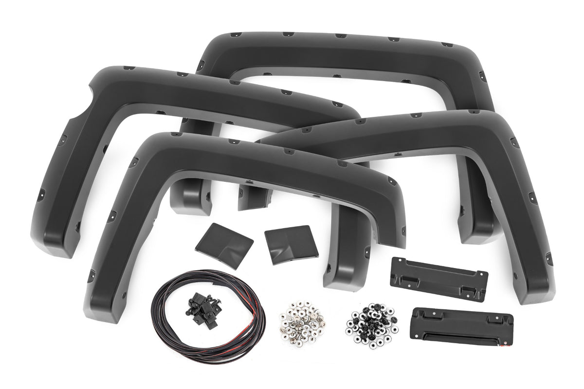 Pocket Fender Flares 5 Foot 9 Inch Bed Chevy Silverado 1500 (14-18 & Classic) Rough Country