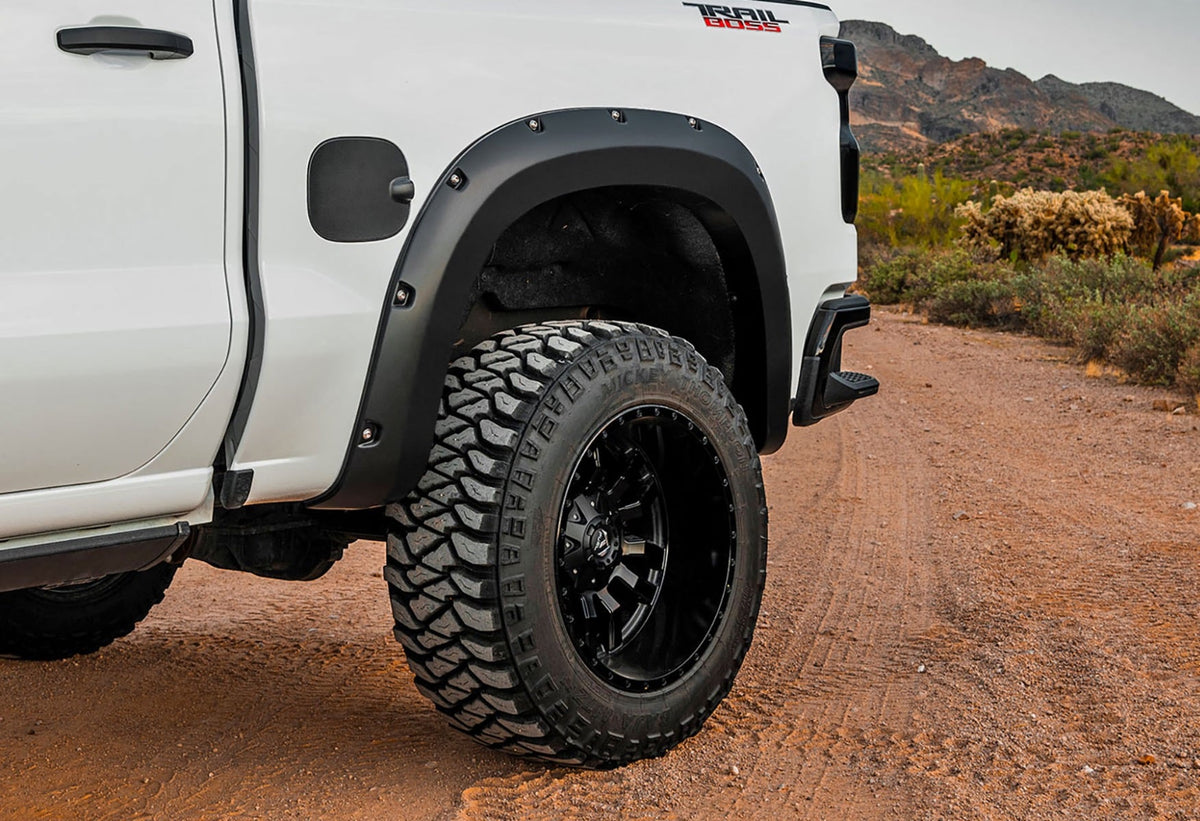 Pocket Fender Flares Chevy Silverado 1500 2WD/4WD (2019-2021) Rough Country