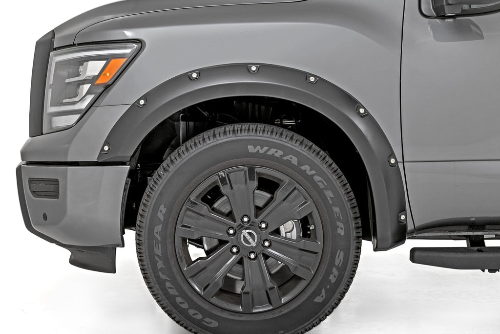 Pocket Fender Flares Nissan Titan 2WD/4WD (2017-2024) Rough Country