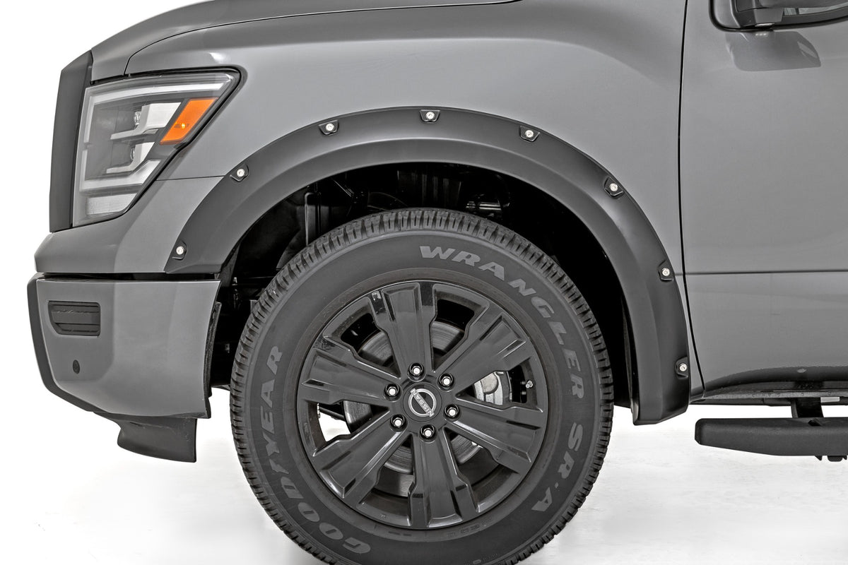 Pocket Fender Flares Nissan Titan 2WD/4WD (2017-2024) Rough Country