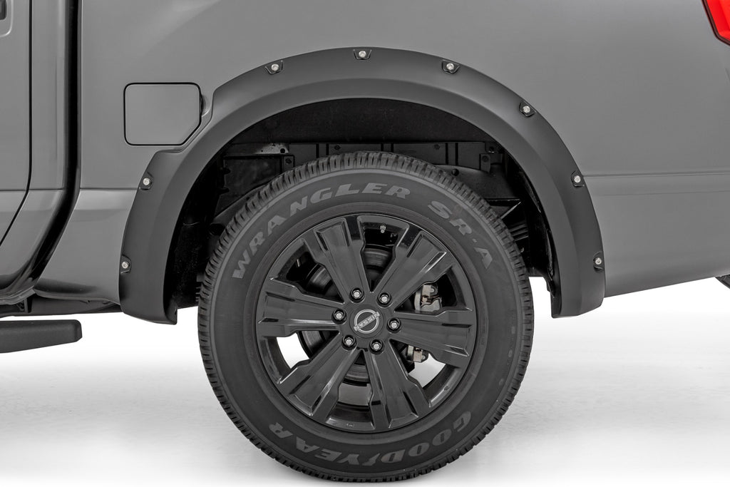 Pocket Fender Flares Nissan Titan 2WD/4WD (2017-2024) Rough Country