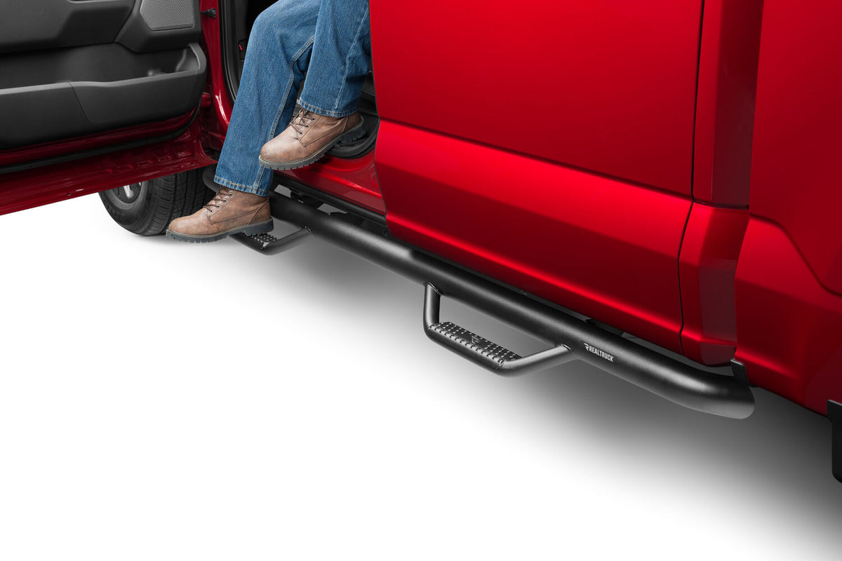 Nerf Step Bar Cab Length (2 Steps per Side) 2017-2026 Ford F-250/F-350/F-450 Crew Cab NFab