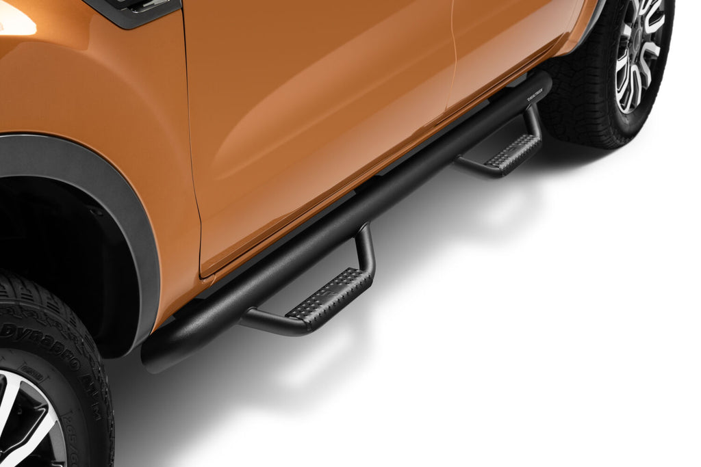 Nerf Step Bar Cab Length (2 Steps per Side) 3 Inch Main Tube Diameter 2019-2025 Ford Ranger SuperCrew Textured Black N Fab