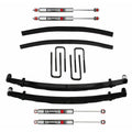 Suspension Lift Kit w/Shock M95 Performance Shocks 2 Inch Lift Incl. Front Leaf Springs Front U Bolt Kit Spring Bushing Kit Rear Add-A-Leafs 73-78 Ford F-250 Skyjacker