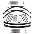 Suspension Lift Kit w/Shock M95 Performance Shocks 4 Inch Lift For Use w/Low Boy 77-79 Ford F-250 Incl. Front/Rear Leaf Springs Front/Rear U Bolt Kits Spring Bushing Kit Skyjacker