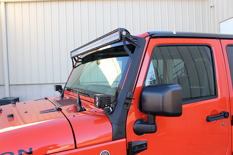 Jeep JK 52 Inch Light Bar Bracket 07-17 Wrangler JK Fishbone Offroad