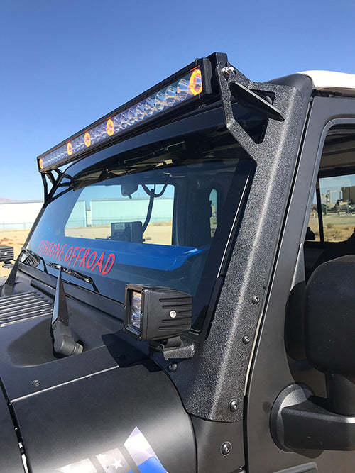 Jeep JK 52 Inch Light Bar Bracket 07-17 Wrangler JK Fishbone Offroad