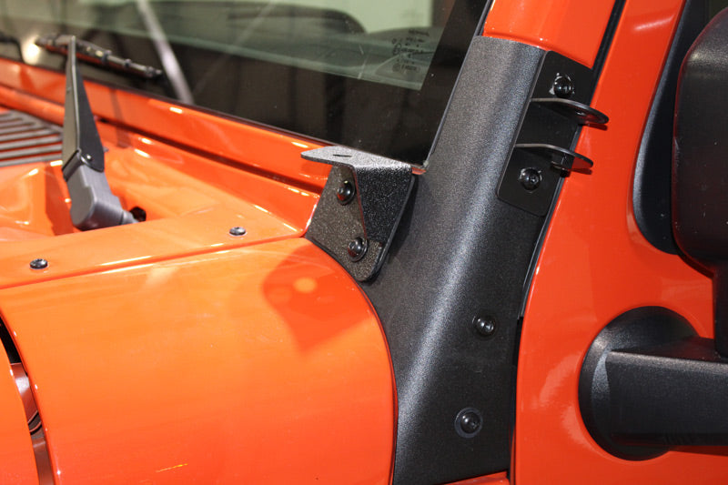 Jeep JK Windshield Light Bracket 07-17 Wrangler JK Fishbone Offroad