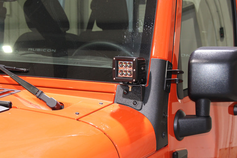 Jeep JK Windshield Light Bracket 07-17 Wrangler JK Fishbone Offroad