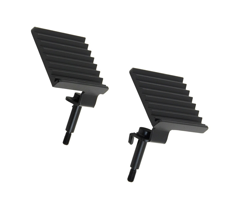 Jeep JK Foot Peg 07-17 Wrangler JK Set Black Fishbone Offroad